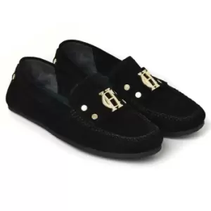 Image of Holland Cooper Womens The Driving Loafer Black UK 6