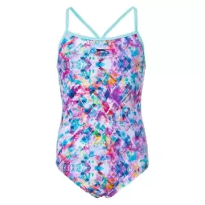 Image of Slazenger Mesh Back Swimsuit Junior Girls - Pink
