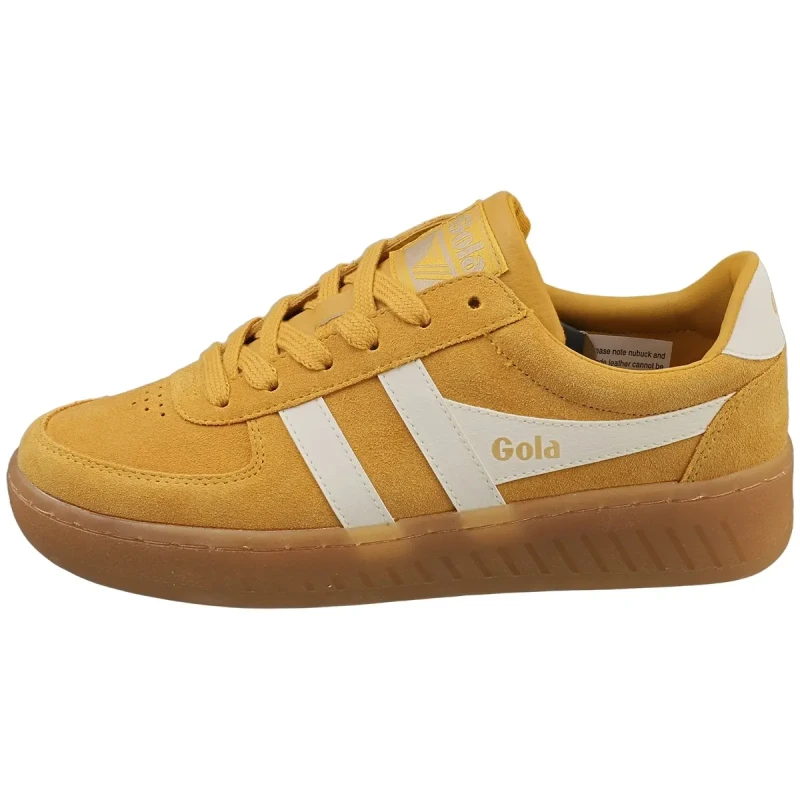 Image of Gola Womens suede sneakers Gola Grandslam Jaune Female 36