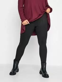 Image of Yours Scuba Suede Legging Black, Size 20, Women