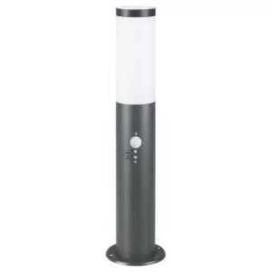 Image of Bollard Light Dahlia Stainless Steel Anthracite with Motion Sensor
