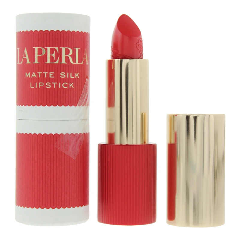 Image of La Perla Matte Silk 103 Coral Red Lipstick 3.5g