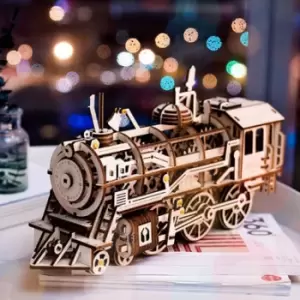 Image of Ugears Locomotive Wooden Model Kit