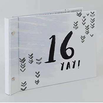 Image of Luxe Male Birthday Photo Album & Guest Book - 16