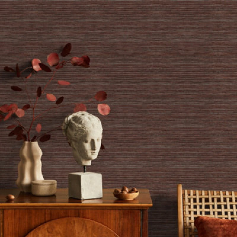 Image of Superfresco Easy Superfresco Easy Emperor Grasscloth Texture Wallpaper in Terracotta Size: 10000mm_x_520mm Terracotta 10000mm_x_520mm Unisex 5011583