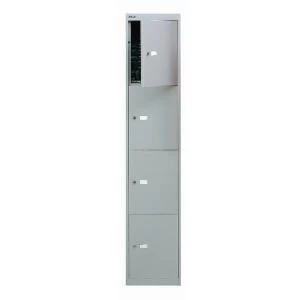 Image of Bisley 4 Door Locker D305mm Goose Grey BY09213