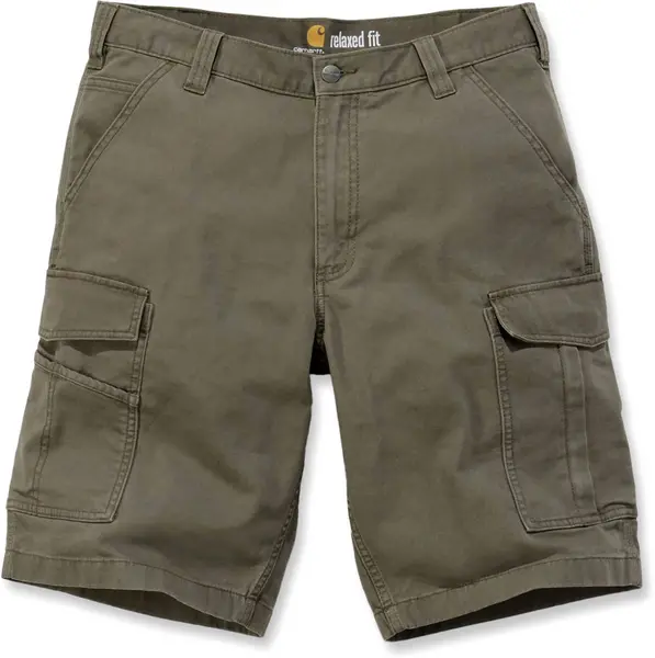 Image of Carhartt Rugged Flex Rigby Cargo Shorts, green, Size 32