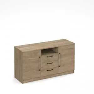Image of Anson executive credenza unit - barcelona walnut ANS-CRD-BW
