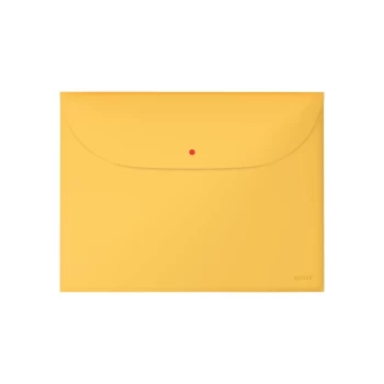 Image of Cosy Privacy Document Wallet with 2 Pockets A4, Warm Yellow - Outer Carton of 12