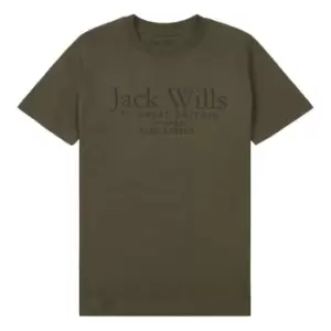Image of Jack Wills Wills Script T-Shirt Infant Boys - Green