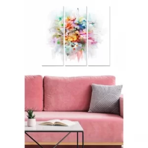 Image of MDF4875994 Multicolor Decorative MDF Painting (3 Pieces)