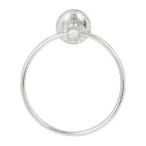 Image of Essentials MottledTowelRing - Silver