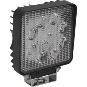Image of Waterproof Work Light & Mounting Bracket -27W SMD LED - 108mm Square Flash Torch