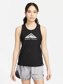 Image of Nike Trail Tank Top, Black Size M Women