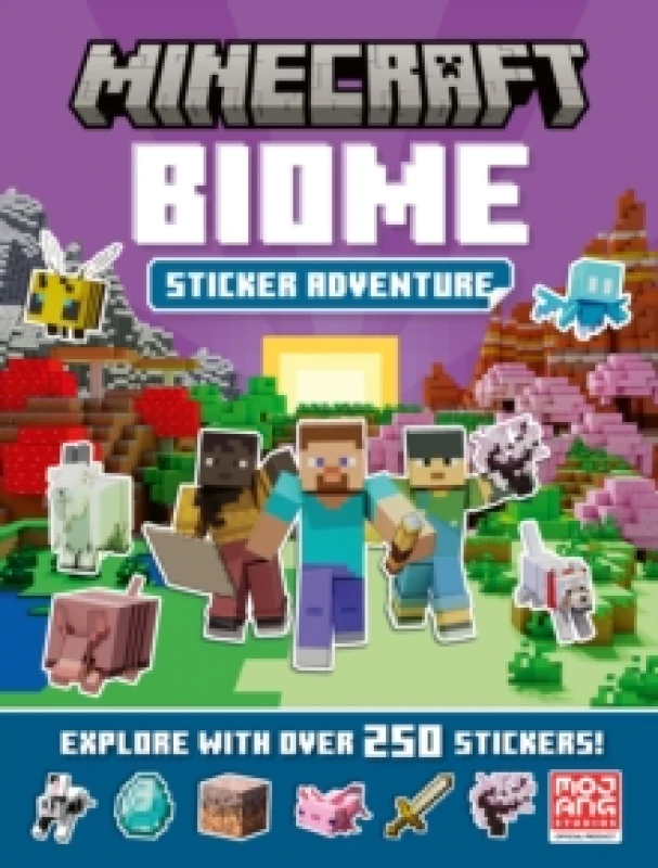Image of Minecraft Biome Adventure Sticker Book Paperback / softback