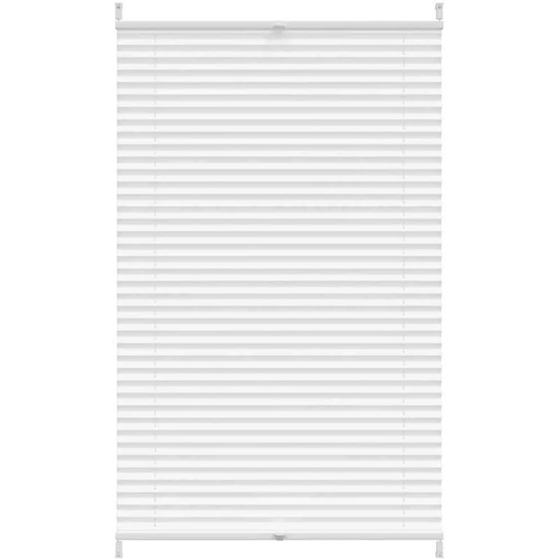 Image of VIDAXL Plisse Blind 90x125cm White Pleated Blind Vidaxl 240606fr