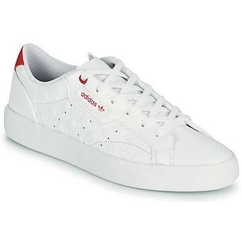 Image of adidas adidas SLEEK W womens Shoes Trainers in White