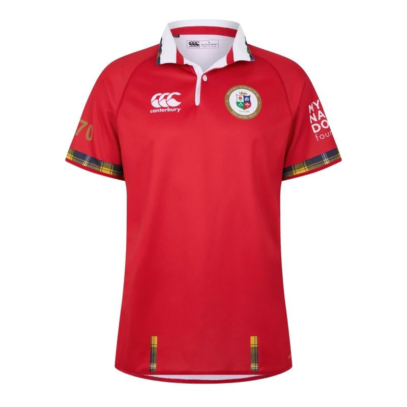 Image of Canterbury British & Irish Lions Performance Shirt 2025 Mens Red male S