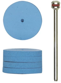 Image of Proxxon Flexible Fine Polishing Silicon Wheels and Bullets - Flexible Fine Polishing Wheels - 28294