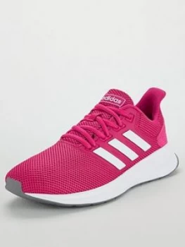 Image of adidas Runfalcon - Pink/White, Real Magenta, Size 6, Women