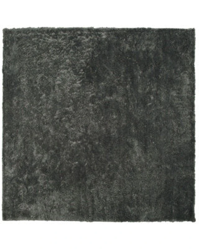 Image of Beliani Shaggygy Rug Evren Dark Grey 200 X 200 Cm
