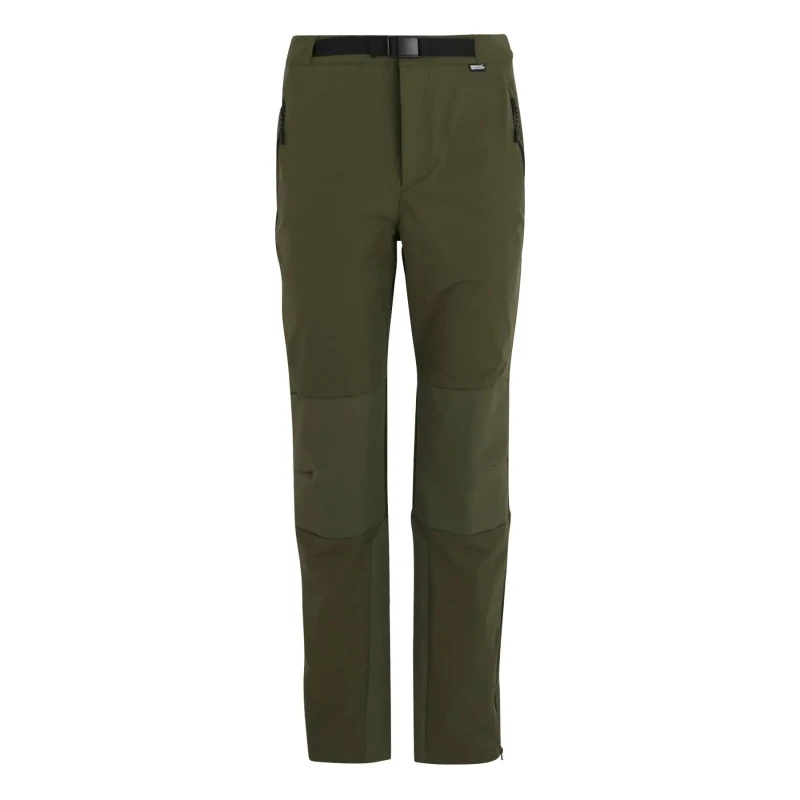 Image of Regatta Regatta Men Montorn Durable Water-Repellent Walking Trousers in Green Size: 44R Green 44R Male 5063516156611