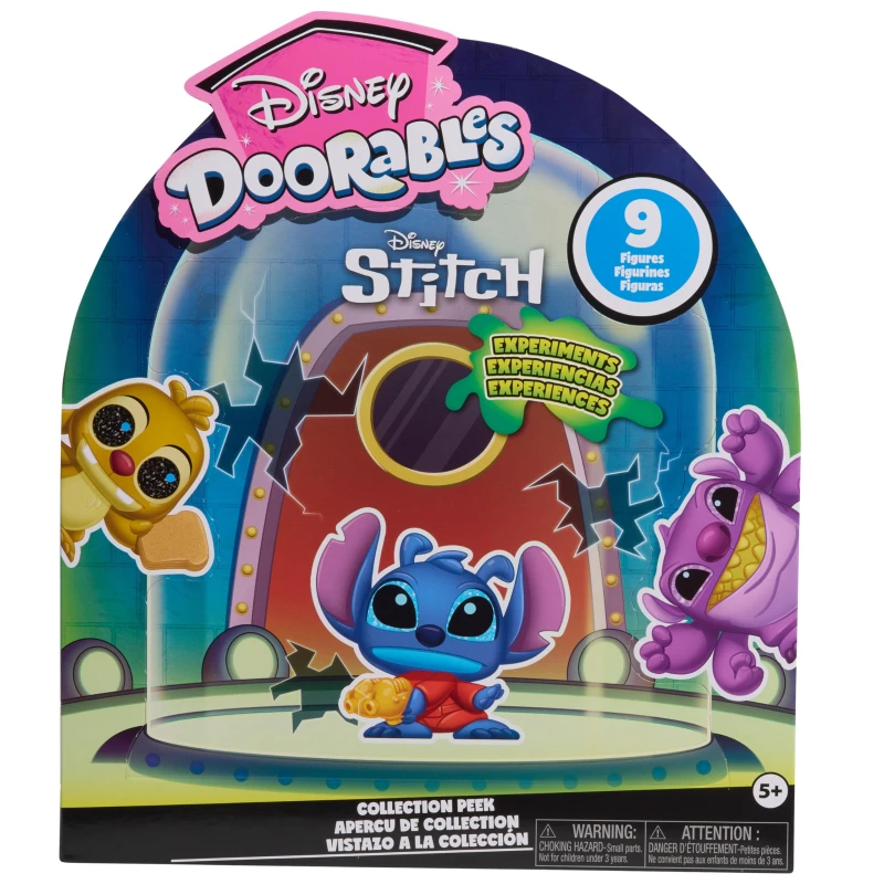 Image of Just Play Disney Doorables Stitch Experiments Collection Peek 9 Collectible 1.5" Toys Boys and Girls Ages 5 and Up