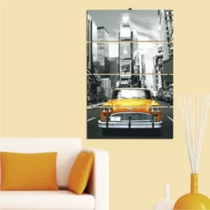 Image of PD53 Multicolor Decorative MDF Painting (4 Pieces)