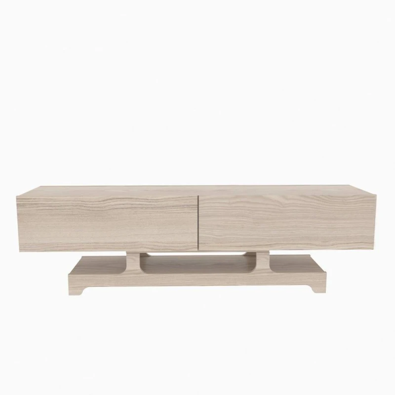 Image of Decorotika Tera TV Stand TV Unit for TVs up to 72" in Light Grey Light Grey Unisex