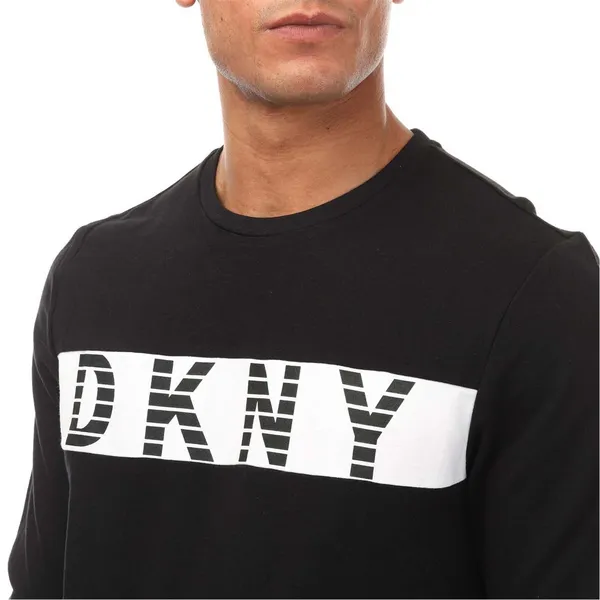Image of DKNY Redskin Long Sleeved Lounge Top Pyjama Sets M Black 30533403390