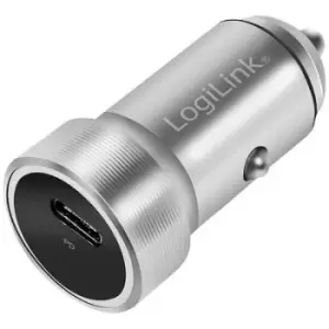 Image of LogiLink PA0260 PA0260 USB charger Car Max. output current 3000 mA 1 x USB-C socket (Power Delivery) USB Power Delivery (USB-PD)