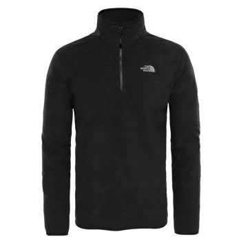 Image of The North Face Glacier Quarter Zip Fleece - Black