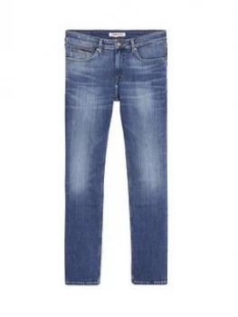 Image of Tommy Jeans Scanton Slim Fit Jean - Mid Wash, Size 36, Length Long, Men