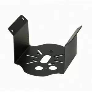 Image of Loops - Outdoor Corner Lighting Bracket Black Outside External Exterior Wall