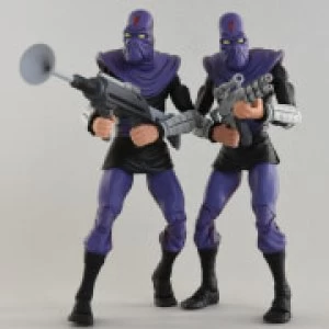 Image of NECA Teenage Mutant Ninja Turtles Cartoon Series Foot Soldier Action Figures 2 Pack