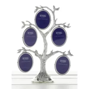 Image of Antique 5 Picture Family Tree Frame