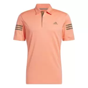 Image of adidas 3 Stripe Polo Shirt Mens - Orange