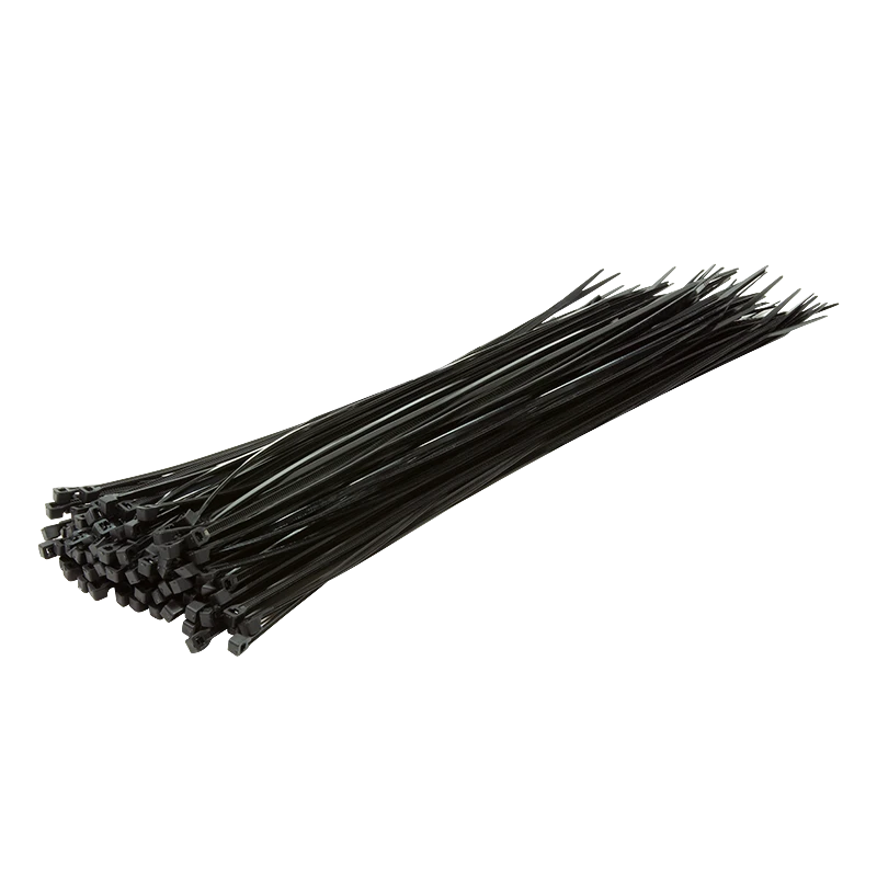 Image of LogiLink Cable tie. PA66. 100 pcs.. black. W: 4.4 mm. L: 400 mm