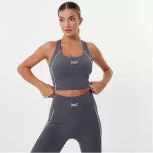 Image of Everlast Longline Panel Sports Bra - Grey