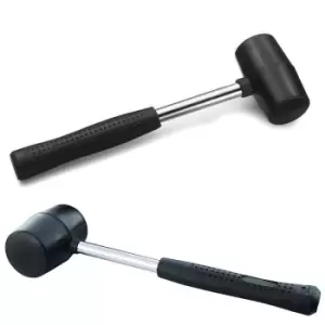 Image of Rubber Windbreak Mallet with metal shaft