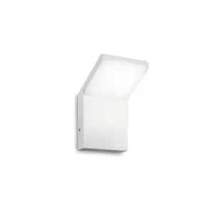 Image of Style LED 1 Light Outdoor Wall Light White IP54