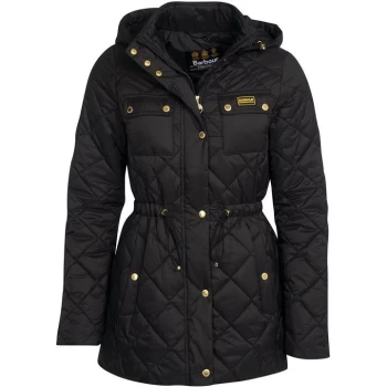 Image of Barbour International Avalon Quilted Jacket - Black