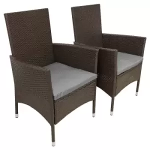 Image of Jardi Rattan Bistro Set Brown