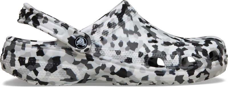 Image of Crocs Unisex Classic Confetti Clogs Black / White M10