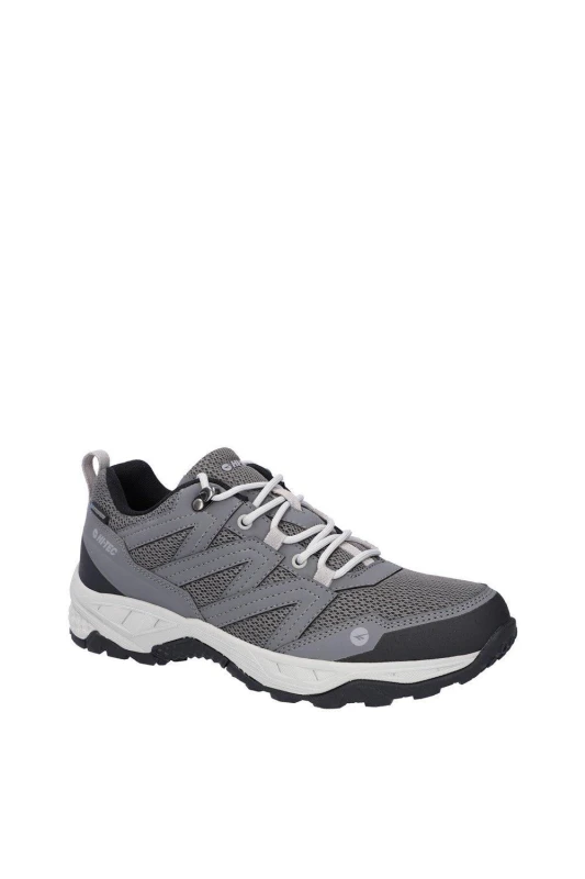 Image of Hi Tec Mens Saunter Lightweight Waterproof Hiking Shoes UK Size 8 (EU 42) GREY HIT140-GREY-8