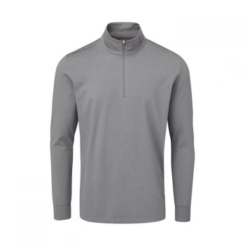 Image of Oscar Jacobson Mid Layer Sweater - Pewter