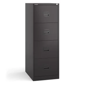Image of Trexus Filing Cabinet Steel Lockable 4 Drawer
