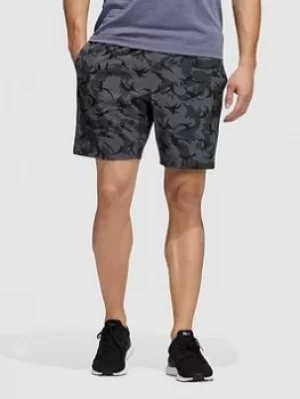 Image of Adidas Jungle Camo Short, Grey, Size S, Men