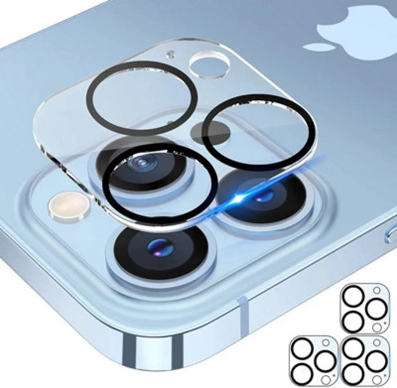 Image of Shatchi 1 x Camera Lens Protector for iPhone 15 Pro 6.1-Inch and iPhone 15 Pro Max 6.7-Inch, 9H Tempered Glass Natural unisex