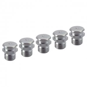 Image of Faithfull Grease Nipple Button 1/4in BSP (Pack 5)